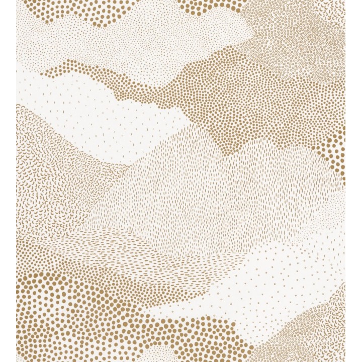 Papel pintado nubes con técnica de puntillismo - Mayko 127101