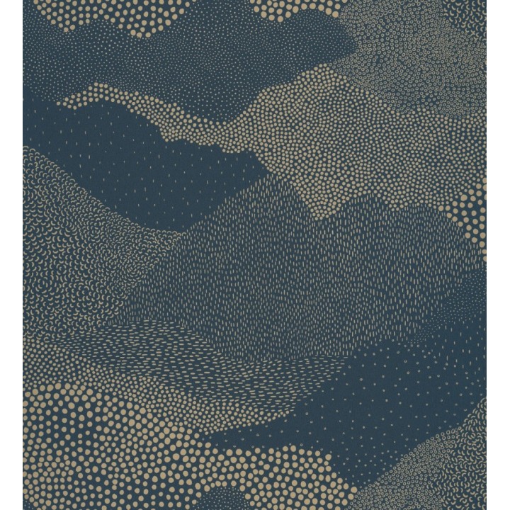 Papel pintado nubes con técnica de puntillismo - Mayko 127103