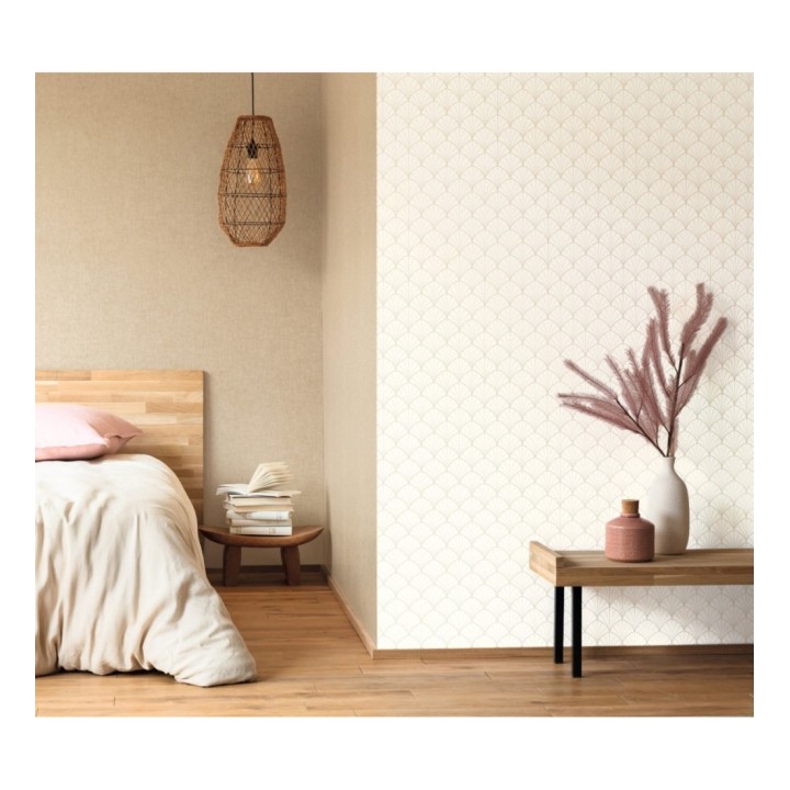 Papel pintado de abanicos estilo art decó - Artikus 127104