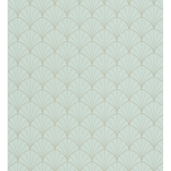 Papel pintado de abanicos estilo art decó - Artikus 127108