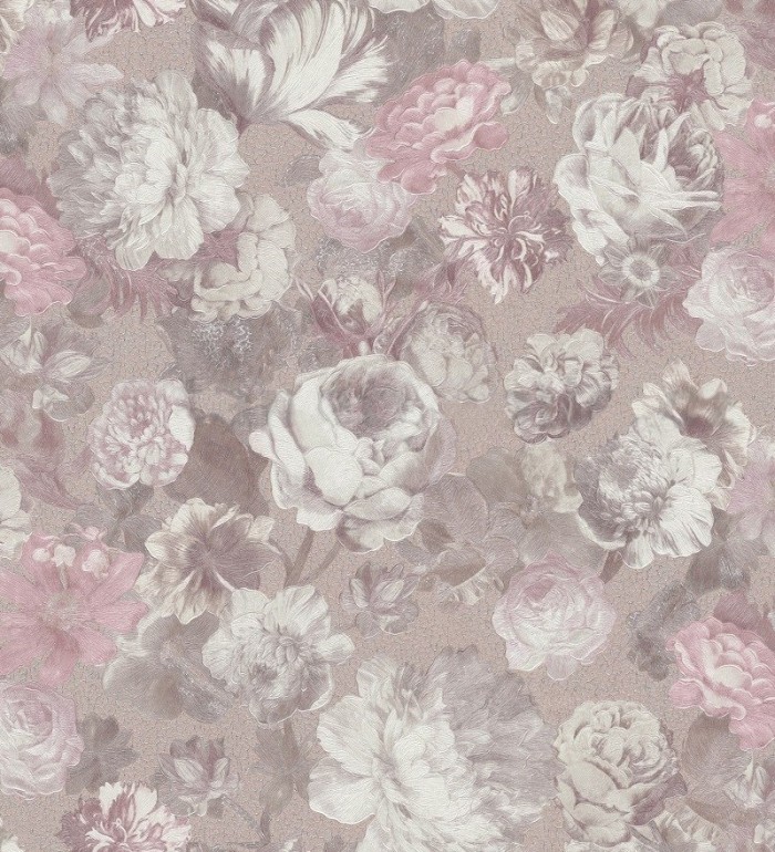 Papel pintado flores estilo romántico - Karen Flowers 127113
