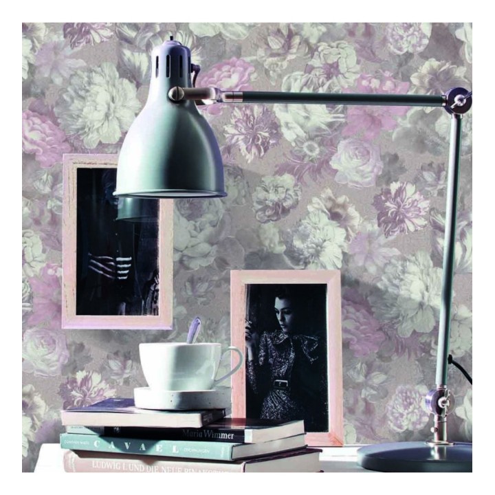 Papel pintado flores estilo romántico - Karen Flowers 127113