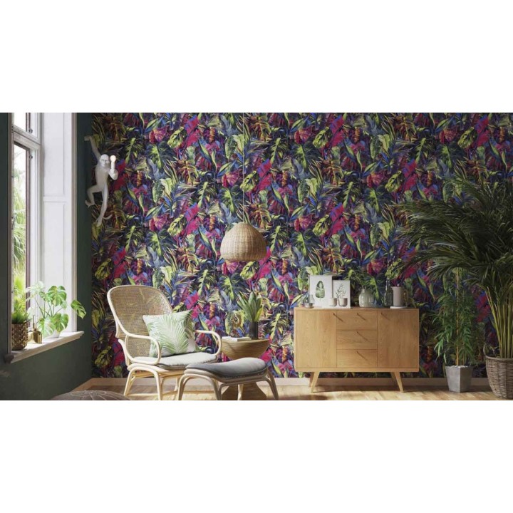 Papel pintado hojas tropicales - Brazil 127117