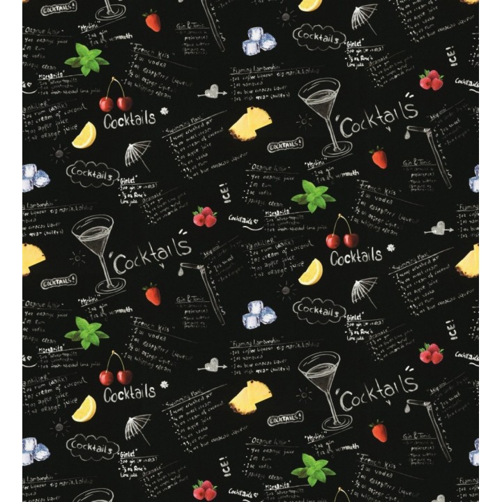 Papel pintado pizarra de cocktails - Happy Hour 127124
