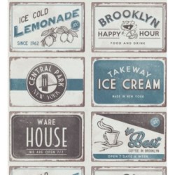 Papel pintado Brooklyn Bar 127125