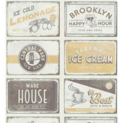 Papel pintado Brooklyn Bar 127126