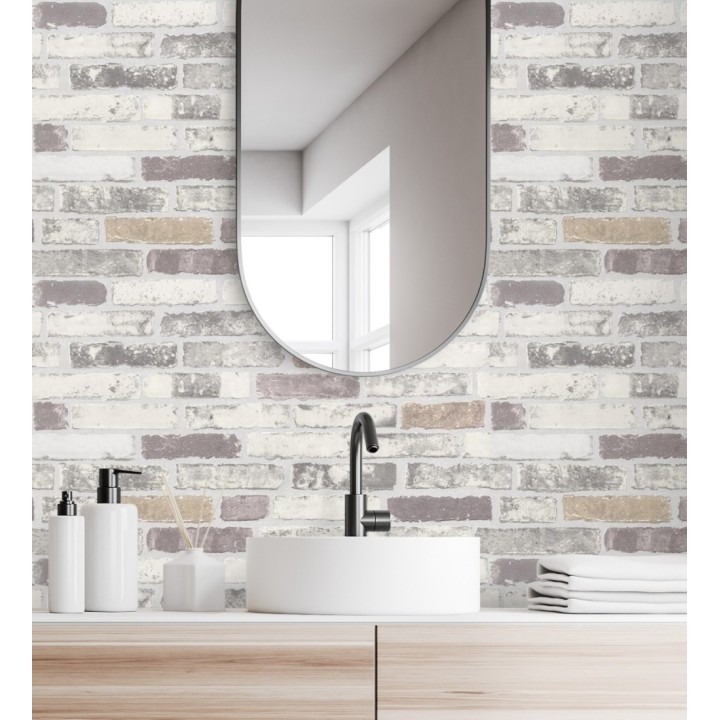 Papel pintado ladrillo minimalista - Dalson Street 127127