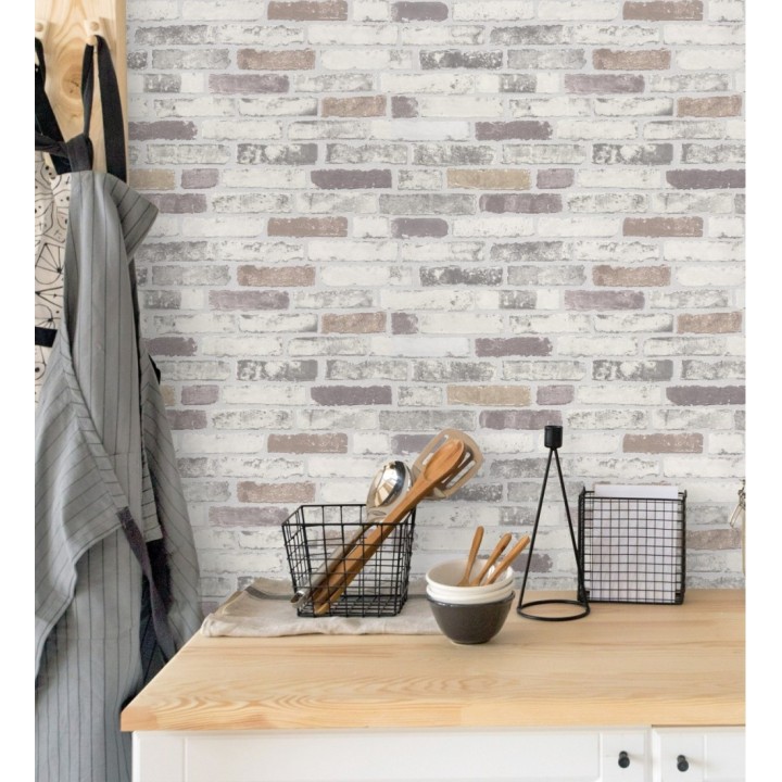 Papel pintado ladrillo minimalista - Dalson Street 127127