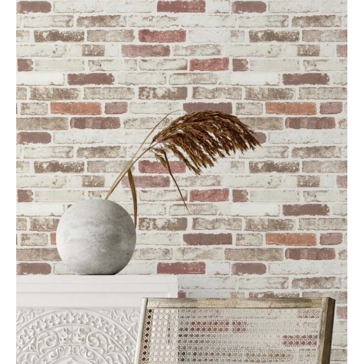 Papel pintado ladrillo minimalista - Dalson Street 127129