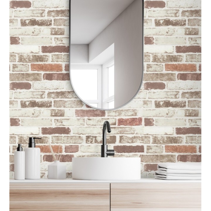 Papel pintado ladrillo minimalista - Dalson Street 127129