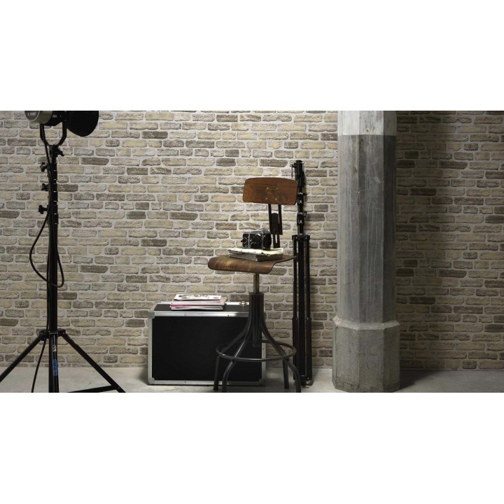 Papel pintado muro de ladrillo desgastado - Parker Street 127131