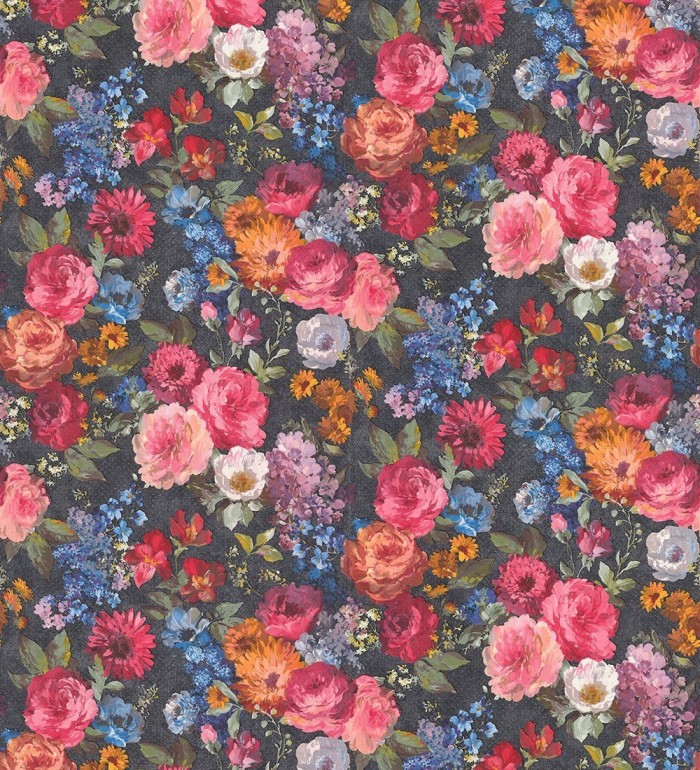Papel pintado flores estilo vintage romántico - Diana Flowers 127138