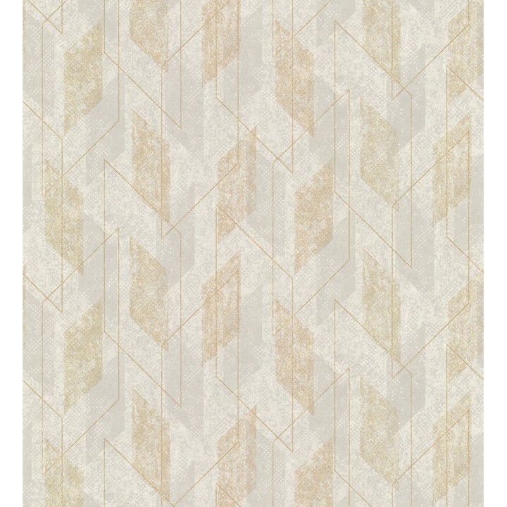 Papel pintado geométrico efecto 3D - Zircoon 127146