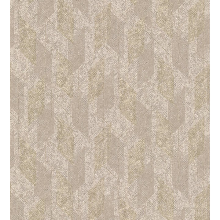 Papel pintado geométrico efecto 3D - Zircoon 127148