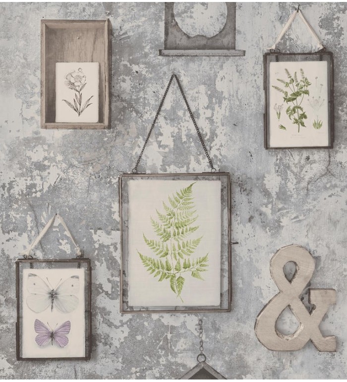 Papel pintado cuadros colgados en pared estilo vintage - Vintage House 127157