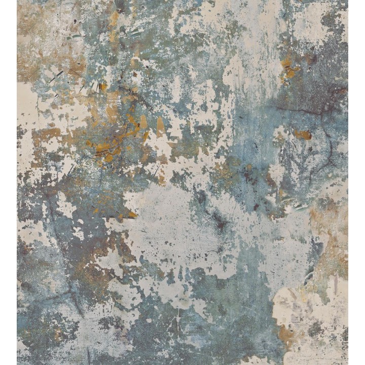 Papel pintado muro pintado desgastado con toques metálicos - Shannon Factory 127163