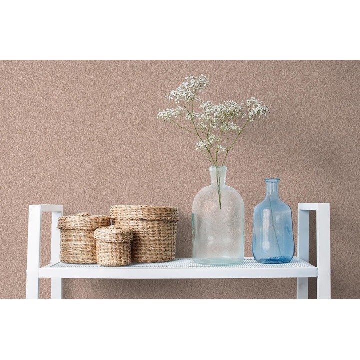 Papel pintado liso color maquillaje oscuro - Asland Texture 127194