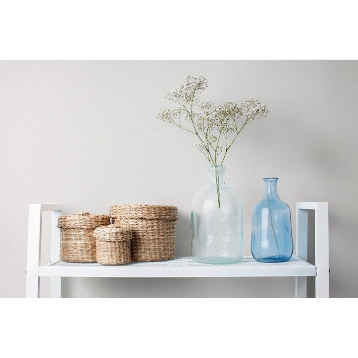 Papel pintado liso blanco - Asland Texture 127196