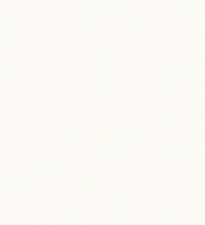 Papel pintado liso texturizado blanco roto - Claire House 127234