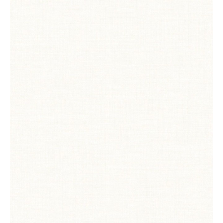 Papel pintado liso texturizado blanco roto - Claire House 127234