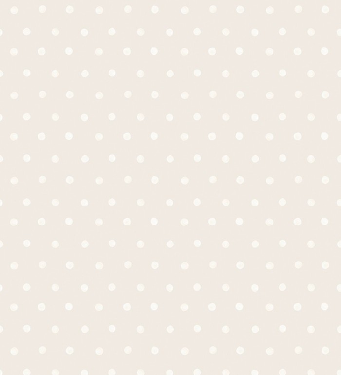 Papel pintado lunares beige - Petit Dots 127251