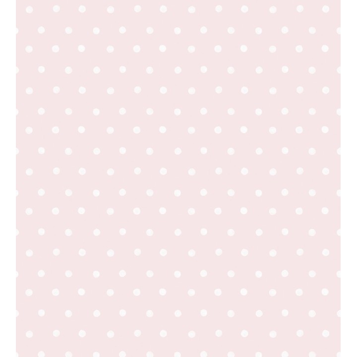 Papel pintado lunares rosa - Petit Dots 127252
