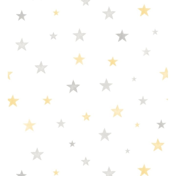 Papel pintado estrellas de diferentes tamaños - Little Sky Stars 127257