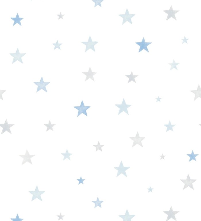 Papel pintado estrellas de diferentes tamaños - Little Sky Stars 127258