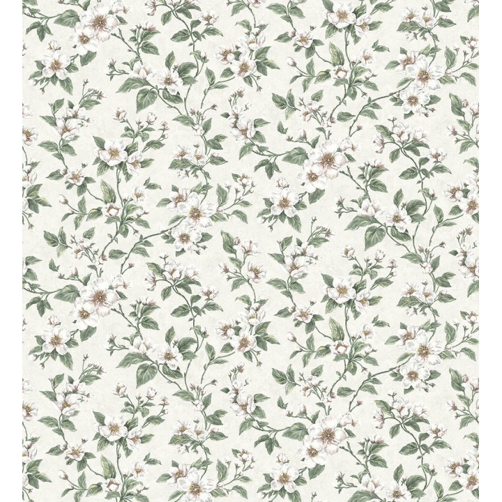 Papel pintado flores pequeñas estilo romántico - Yves Garden 127263