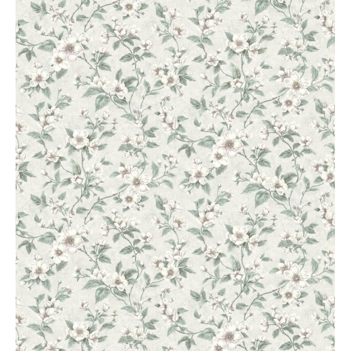 Papel pintado flores pequeñas estilo romántico - Yves Garden 127265