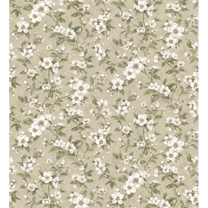Papel pintado flores pequeñas estilo romántico - Yves Garden 127266