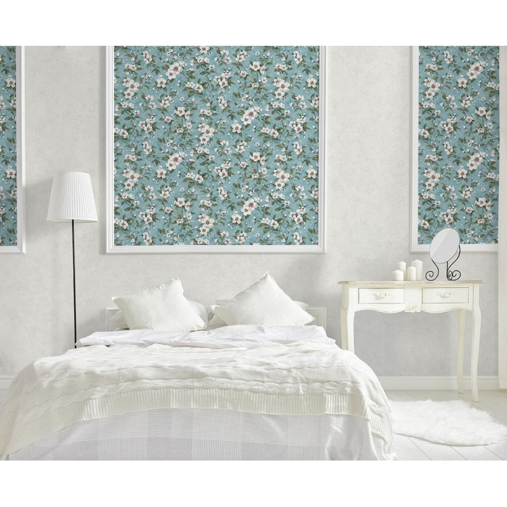 Papel pintado flores pequeñas estilo romántico - Yves Garden 127267