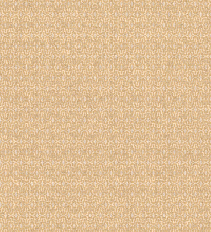 Papel pintado geométrico liso ocre - Kyriad 127322