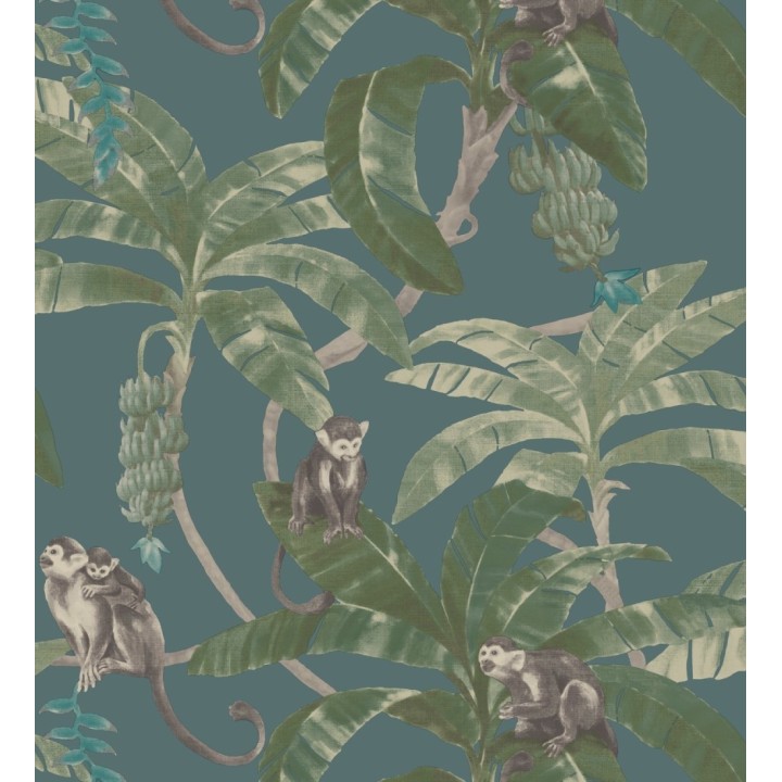 Papel pintado de monos en plataneras - Monkey Palms 127326