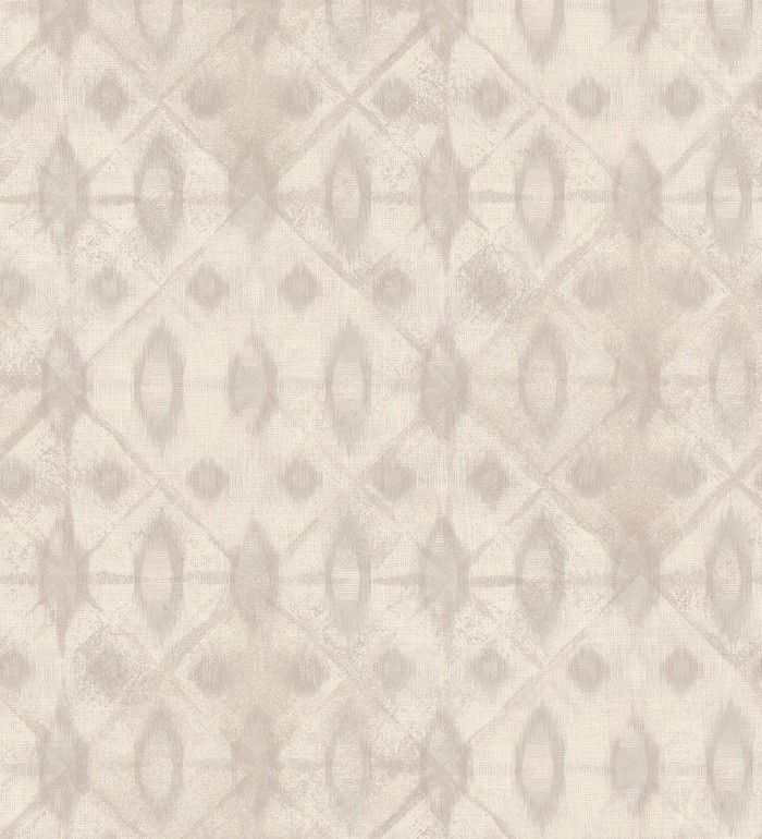 Papel pintado geométrico beige - Kenzos 127329