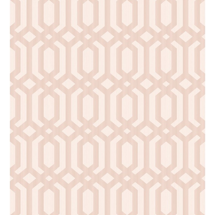 Papel pintado geométrico de rombos entrelazados - Metric Palace 127333