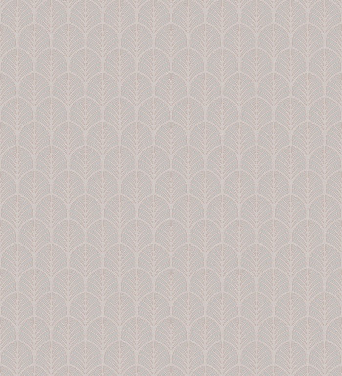 Papel pintado de hojas pequeñas geométricas color visón - Melliber 127340