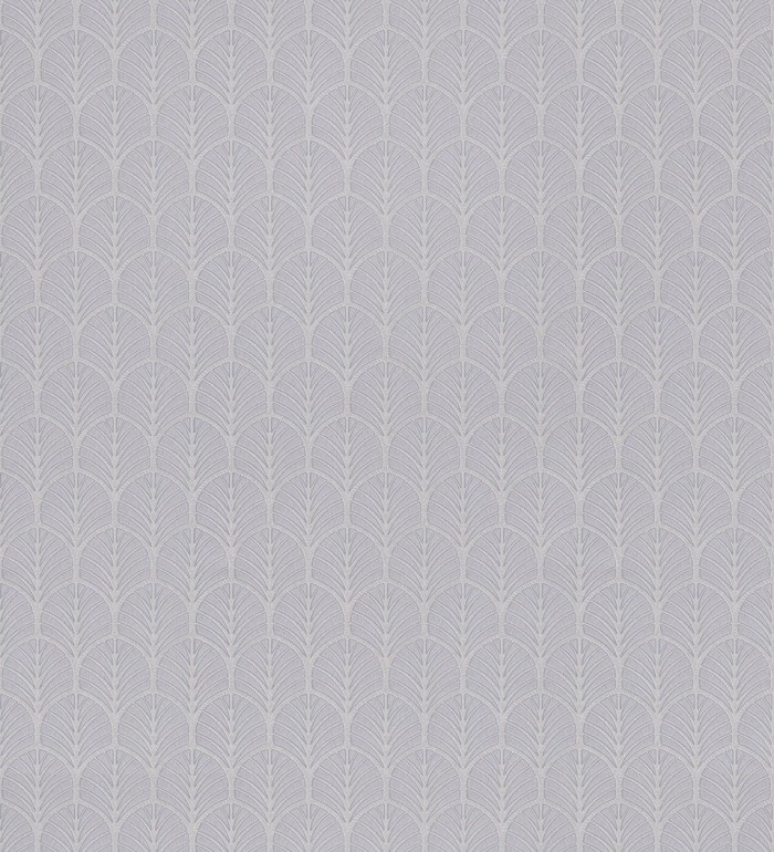 Papel pintado de hojas pequeñas geométricas gris - Melliber 127341