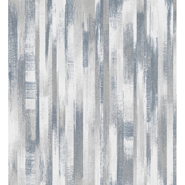 Papel pintado panel de madera gris y tonos azulados - Kingston Wood 127367