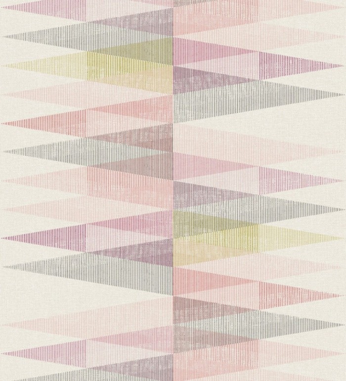 Papel pintado geométricos de triángulos estilo nórdico - Aspen Norsk 127369