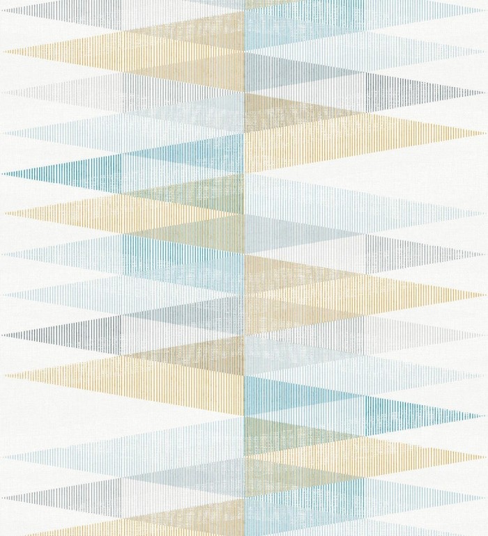Papel pintado geométricos de triángulos estilo nórdico - Aspen Norsk 127370