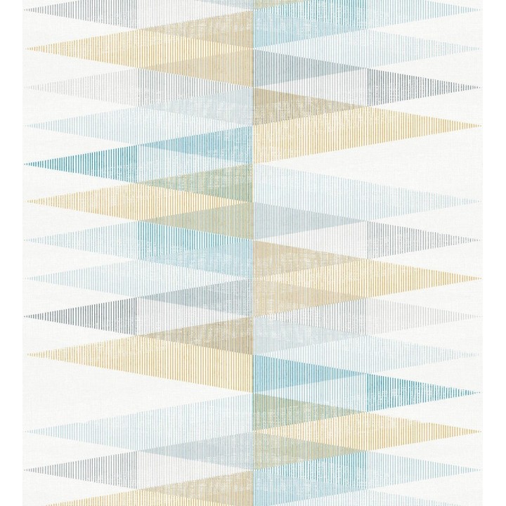 Papel pintado geométricos de triángulos estilo nórdico - Aspen Norsk 127370