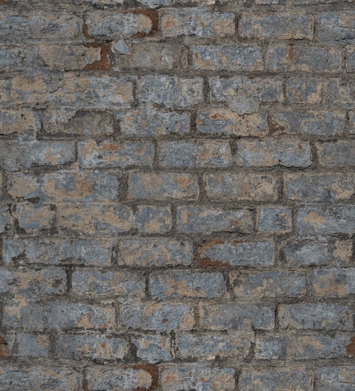 Papel pintado muro de ladrillo desgastado - Parker Street 127381