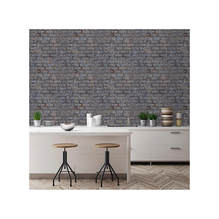 Papel pintado muro de ladrillo desgastado - Parker Street 127381