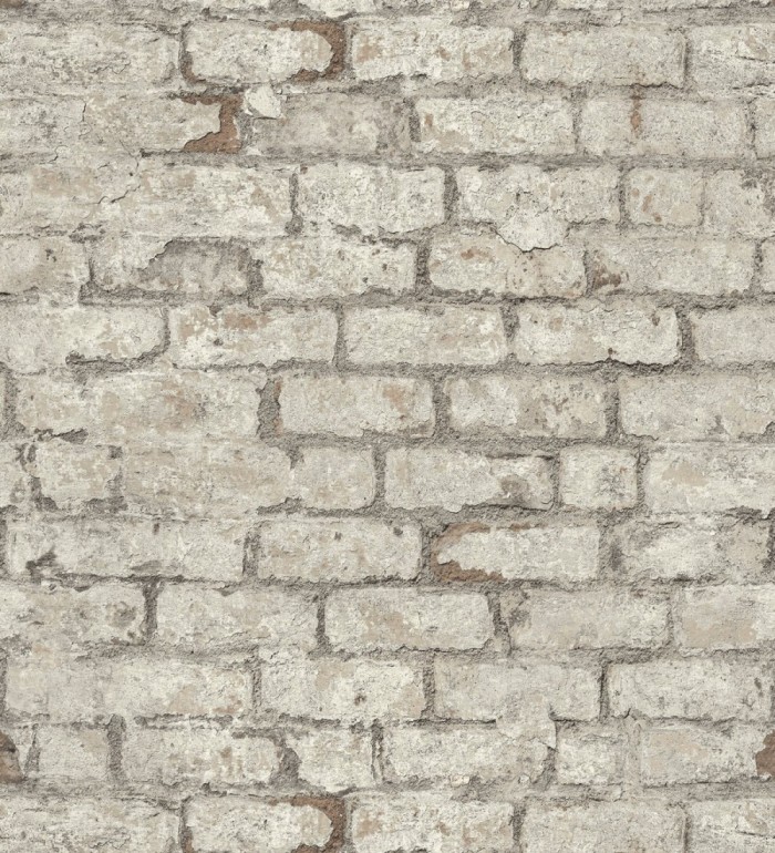 Papel pintado muro de ladrillo desgastado - Parker Street 127382
