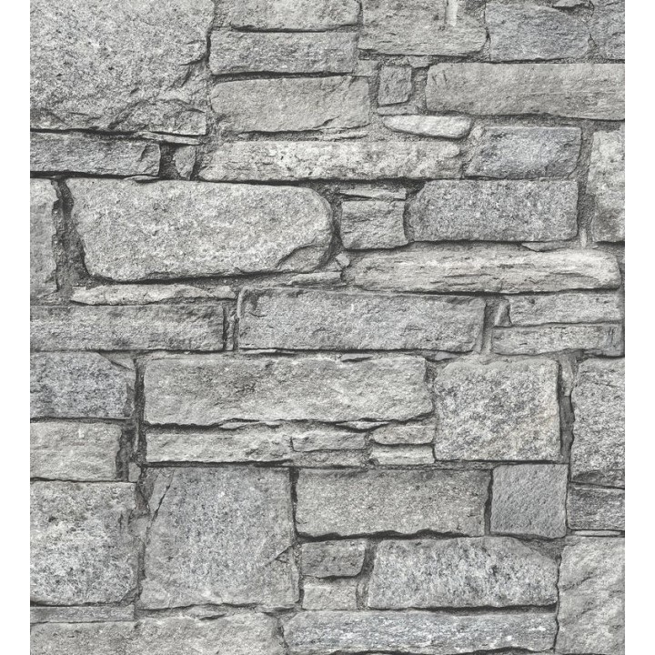 Papel pintado muro de piedra estilo rústico - Agora Stone 127384