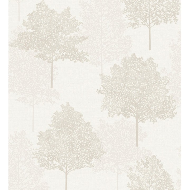 Papel pintado árboles estilo nórdico tonos beige - Baltic Trees 127398