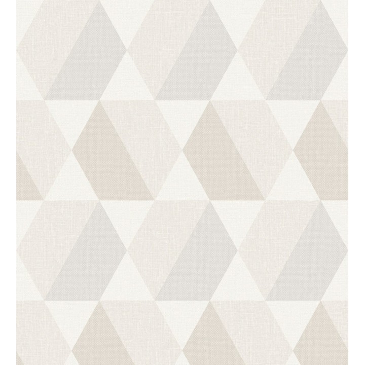 Papel pintado hexágonos bicolor tonos beige - Hexagon Springs 127419