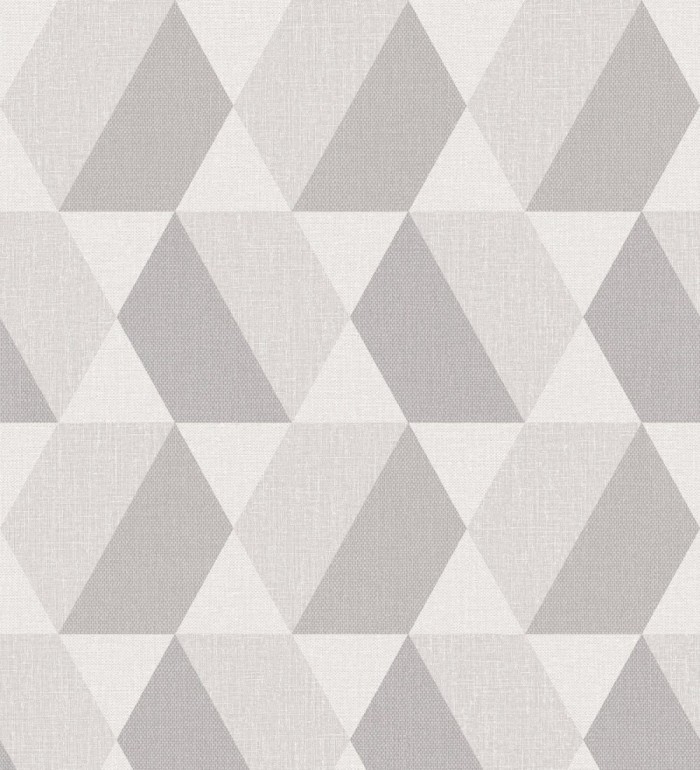 Papel pintado hexágonos bicolor tonos grises - Hexagon Springs 127422