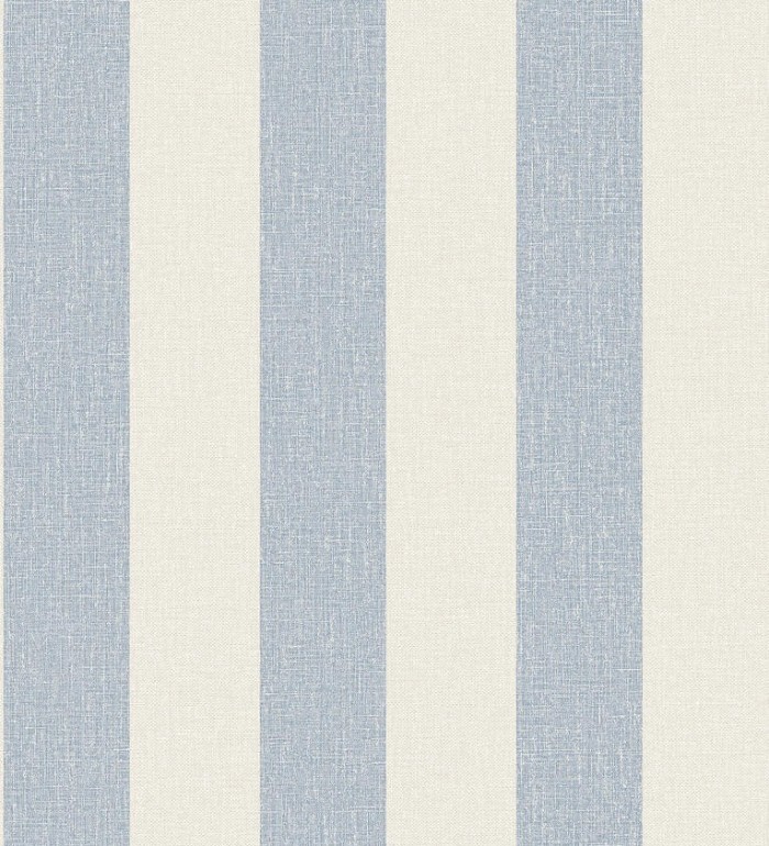 Papel pintado rayas texturizadas azul claro - Dawson Stripes 127428